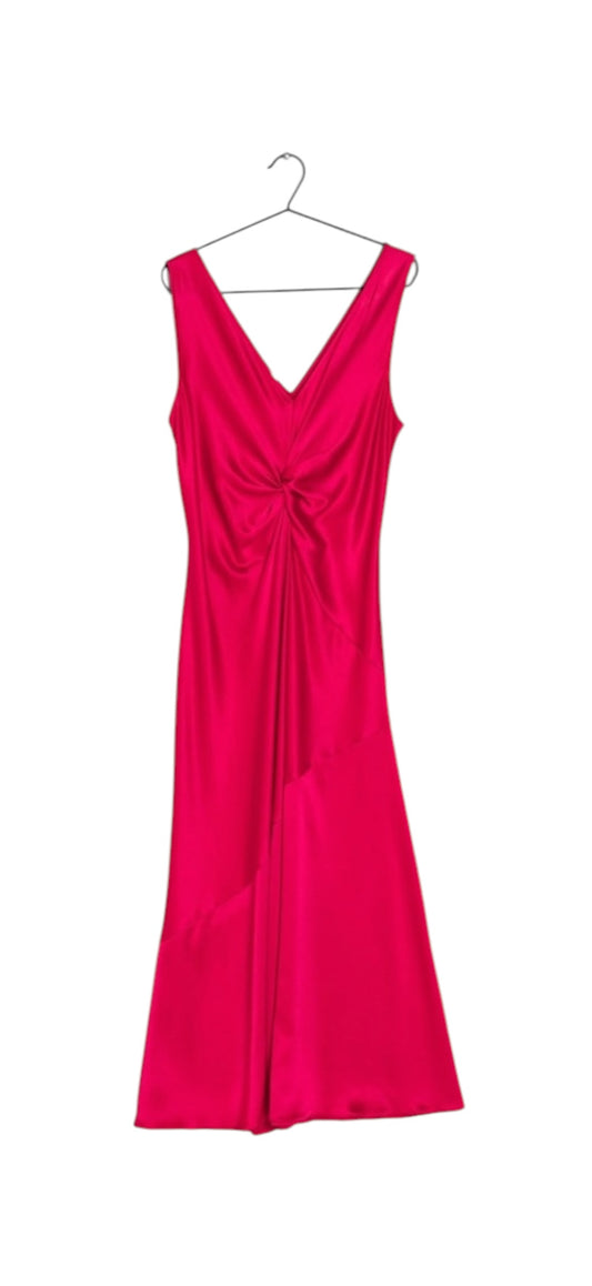 Pinko hot pink evening silky slip dress Size 2