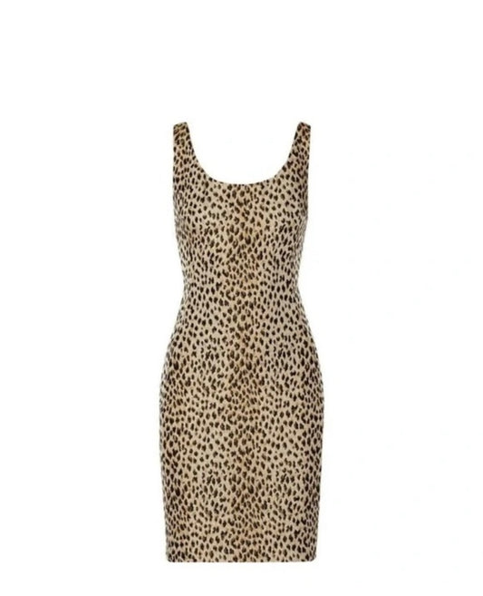 Diane Von Furstenberg Arianna Animal leopard cheetah Dress size 8