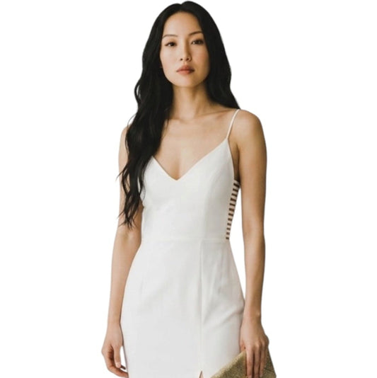 Zimmermann Harness off white Midi Little White Dress Size 2