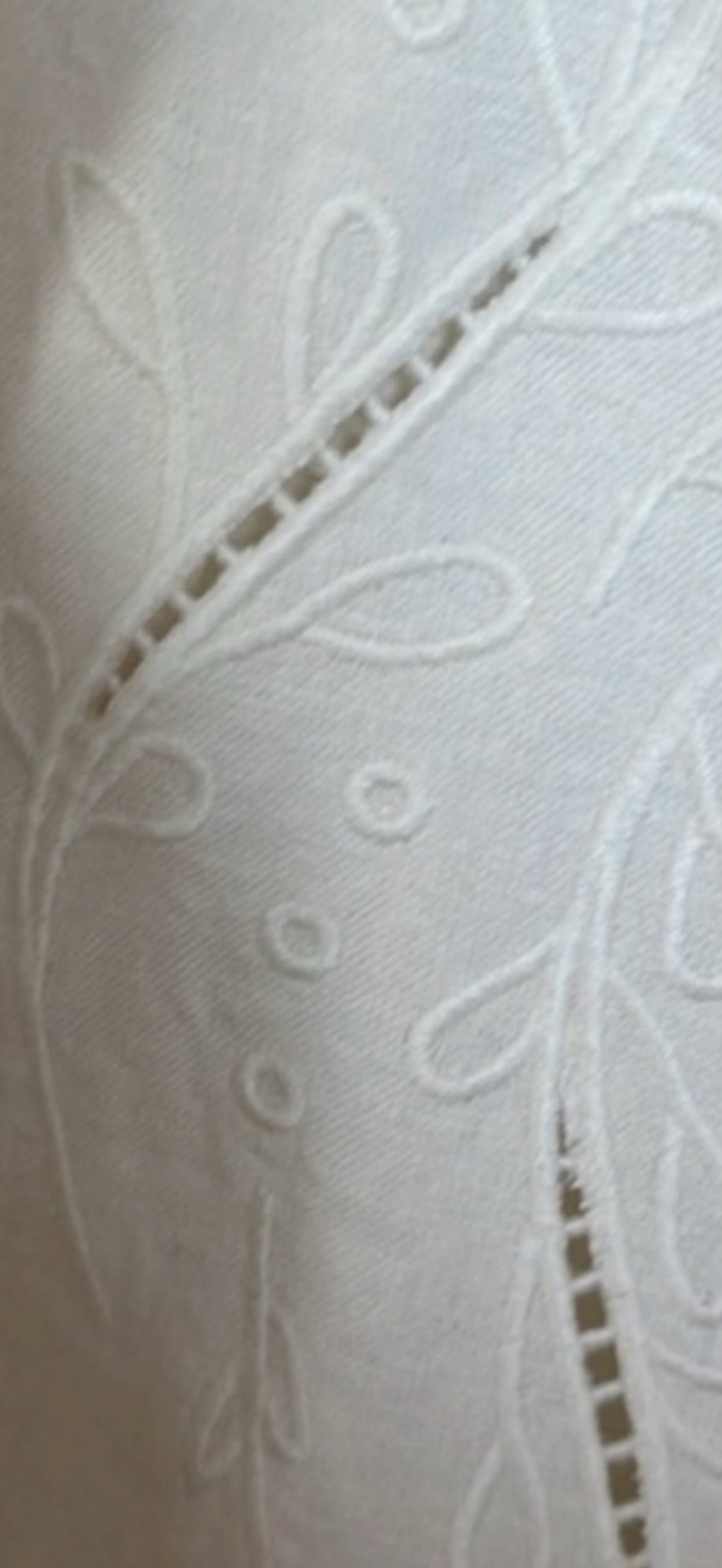 JASON WU White Linen Embroided Blazer Jacket Large