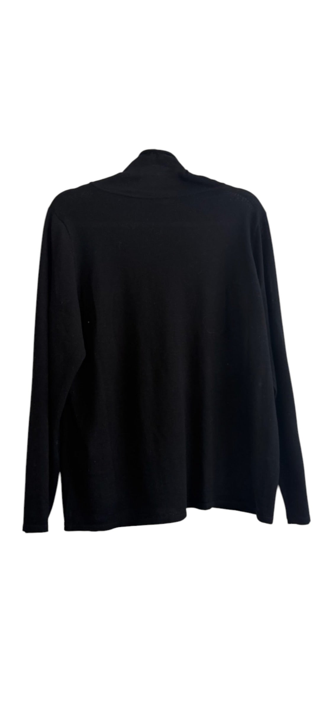 Eileen Fisher mock neck Extra fine merino wool lightweight sweater Extra Large