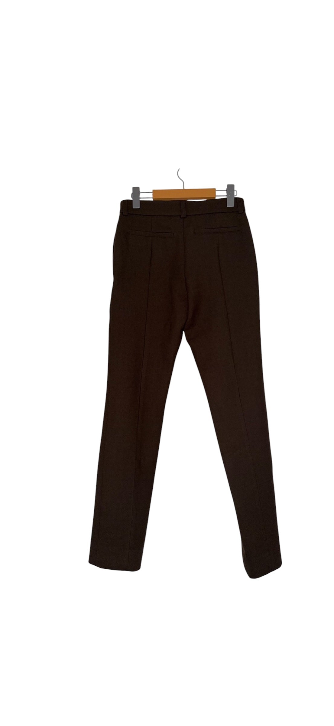 Toteme Low-Waist Chocolate brown slim trouser