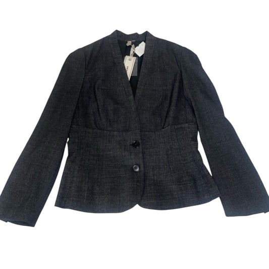 Antonio Marras grey virgin wool peplum blazer quiet luxury old money‎ business corp 12